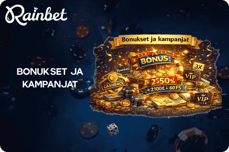 Meillä Rainbet  bonusrakenne