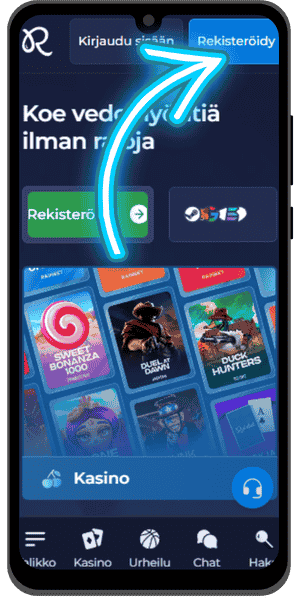 Rekisteröityminen Rainbet